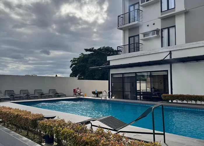 Apartment Cheo Cozy At The Median Near It Park - Fast Wifi & Pool